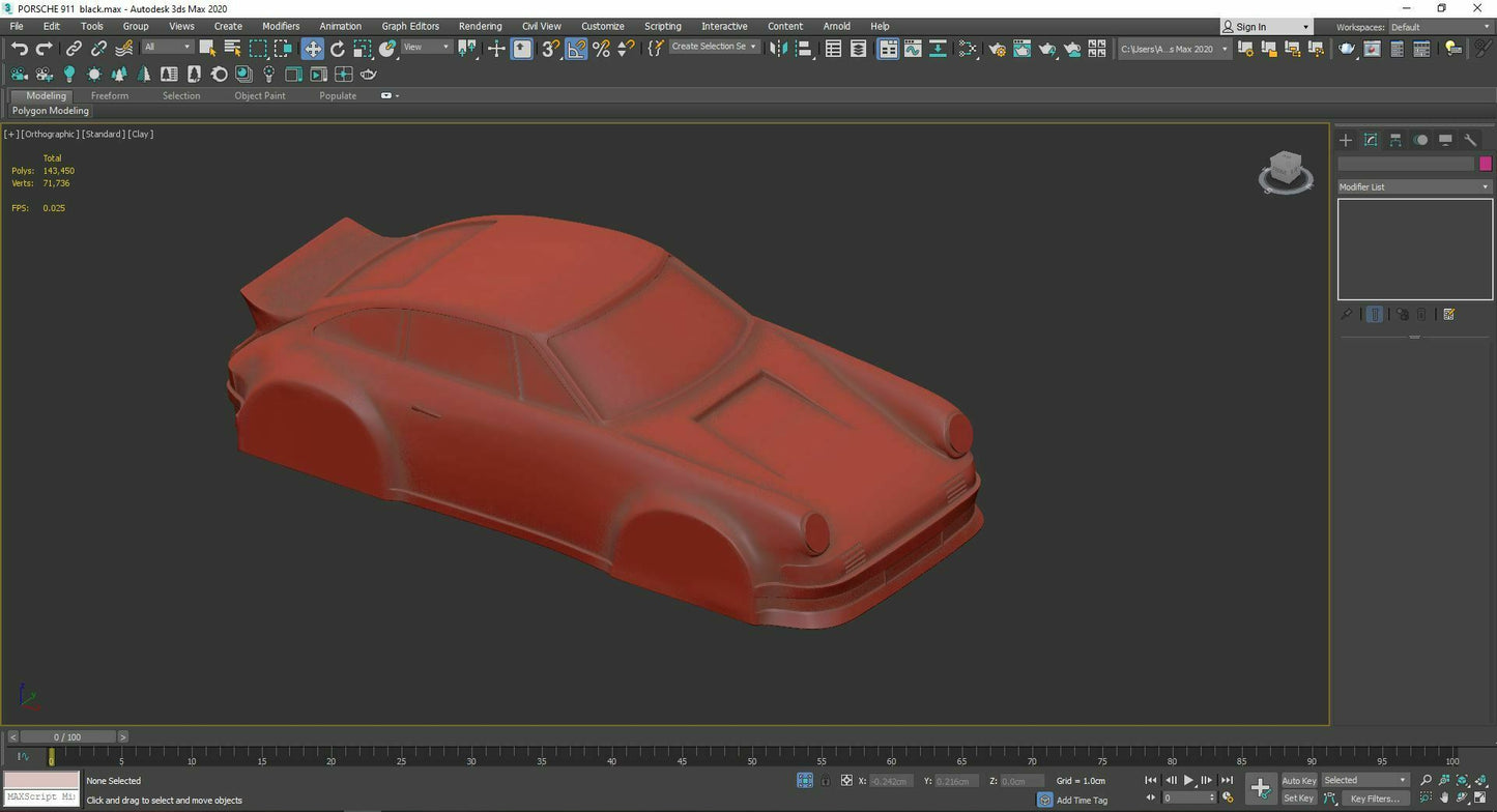 Porsche 964 3D Print file